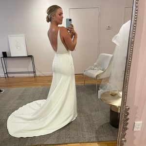 Sarah Seven Carmella wedding dress